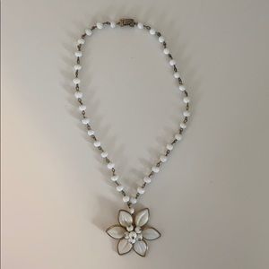 Vintage flower necklace